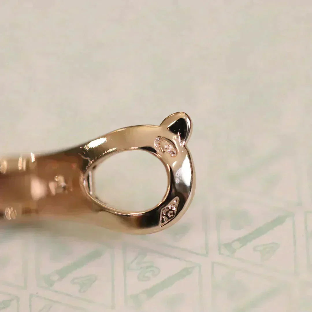 [Demi jewelry]CLOVER MEDIUM 1 MOTIFS FUll DIAMOND EARRINGS