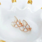 [Demi jewelry]BUTTERFLY MOP DIAMOND EARRINGS