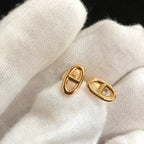 [Demi jewelry]CHAINE SMALL EARRINGS GOLD AND SILVER