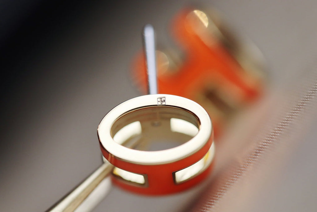 [Demi jewelry]MINI POP H EARRINGS ORANGE