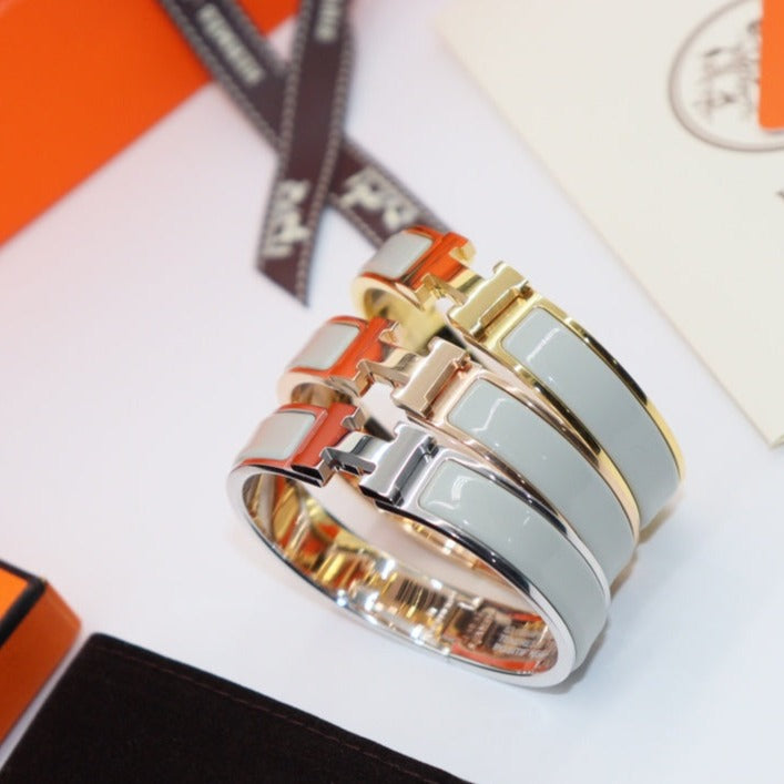 [Demi jewelry]H LIGHT BLUE BRACELET