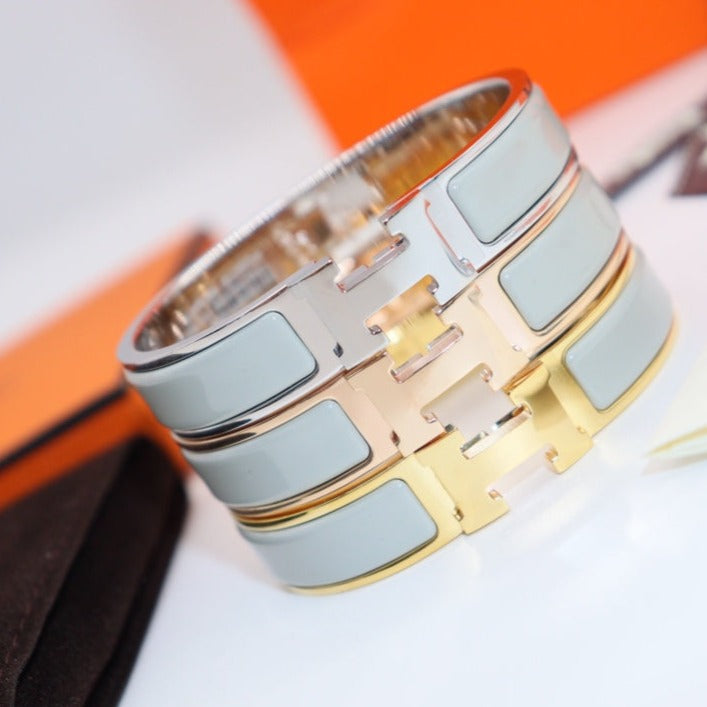 [Demi jewelry]H LIGHT BLUE BRACELET