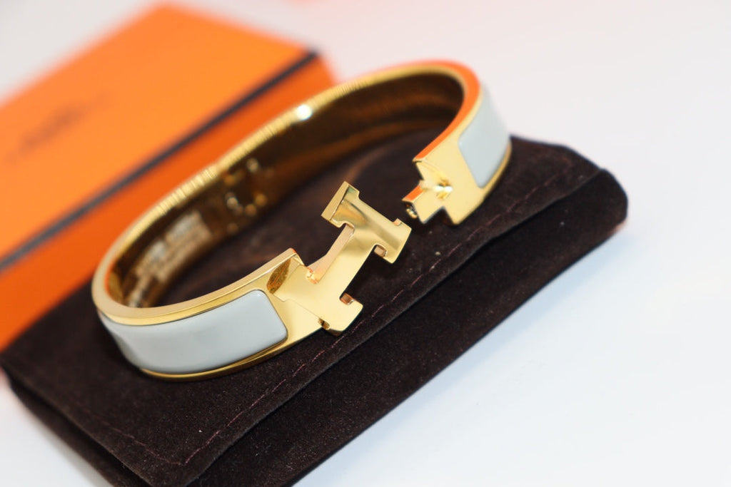 [Demi jewelry]H LIGHT BLUE BRACELET