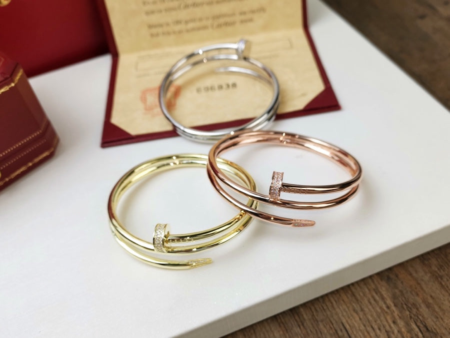 [Mystic]JUSTE BRACELET 3.5MM DOUBLE ROW DIAMOND