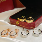 [Demi jewelry]LOVE EARRINGS 5.7MM 2 DIAMONDS