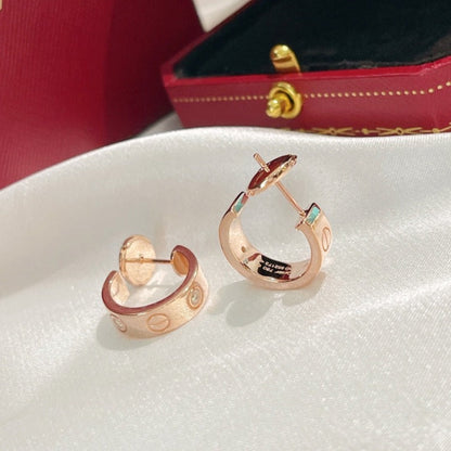 [Mystic]LOVE EARRINGS 5.7MM 2 DIAMONDS