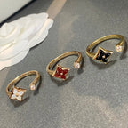 [Demi jewelry]STAR 1 DIAMOND OPEN RING