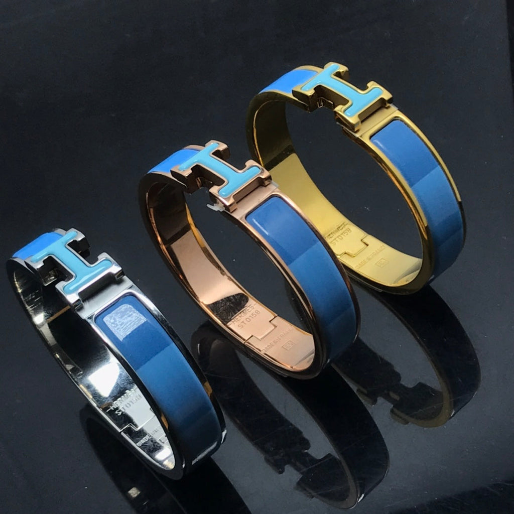 [Demi jewelry]H BRACELET BLUE RAINBOW CERAMIC