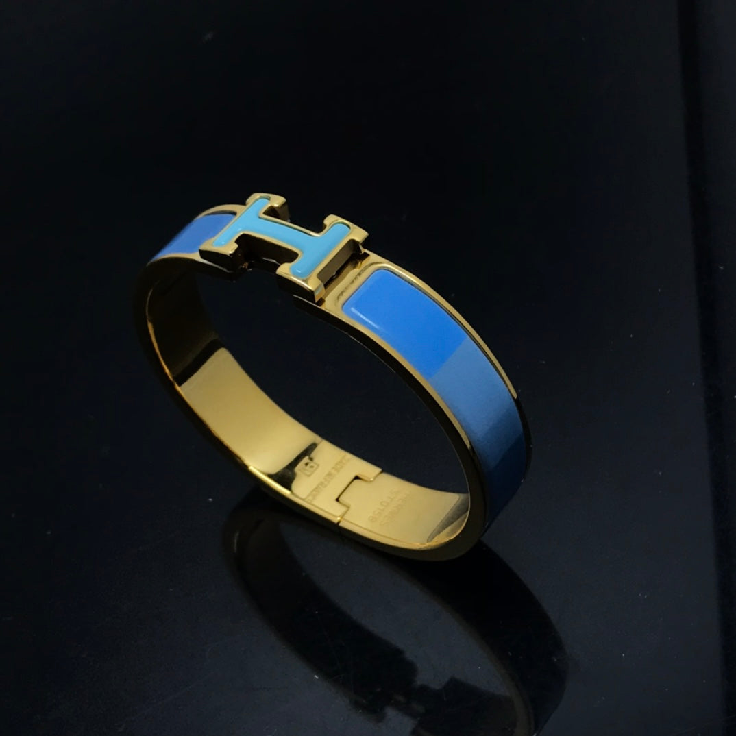 [Demi jewelry]H BRACELET BLUE RAINBOW CERAMIC