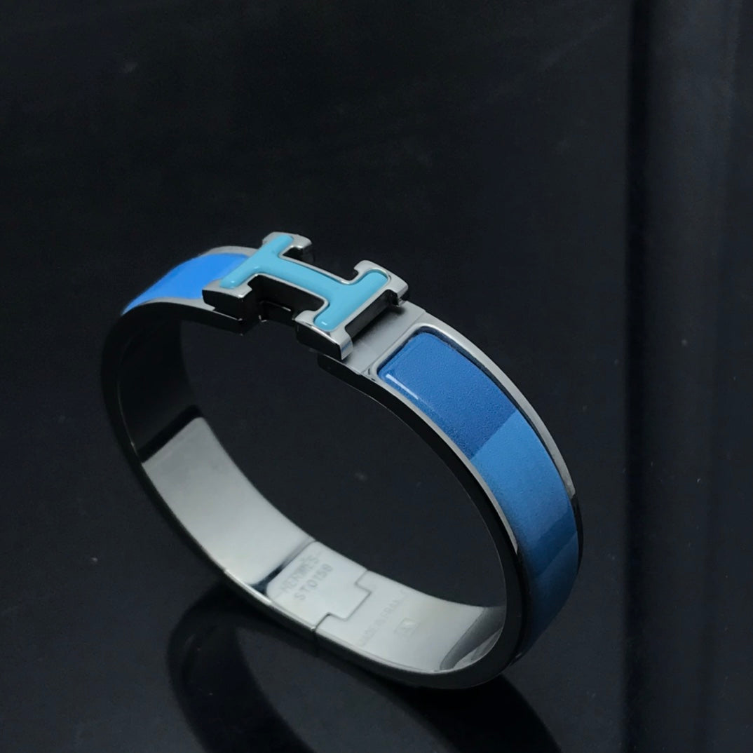 [Demi jewelry]H BRACELET BLUE RAINBOW CERAMIC
