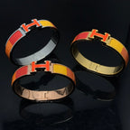[Demi jewelry]H BRACELET ORANGE RAINBOW CERAMIC