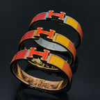 [Demi jewelry]H BRACELET ORANGE RAINBOW CERAMIC