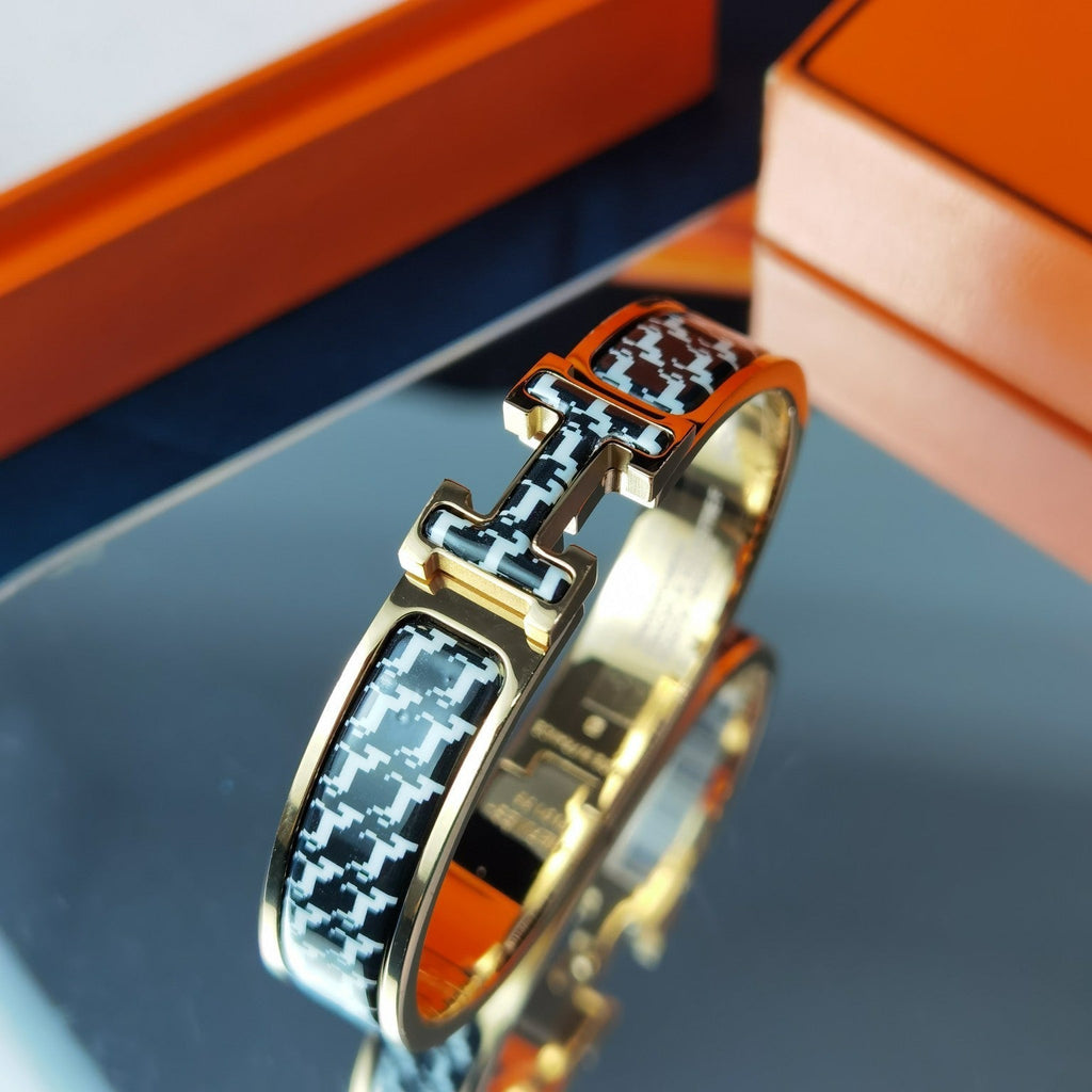 [Demi jewelry]H HORSE BRACELET 12MM