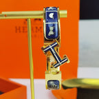 [Demi jewelry]H COUVERTURES DARK BLUE BRACELET