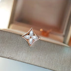[Demi jewelry]STAR MOP PINK GOLD EARRINGS