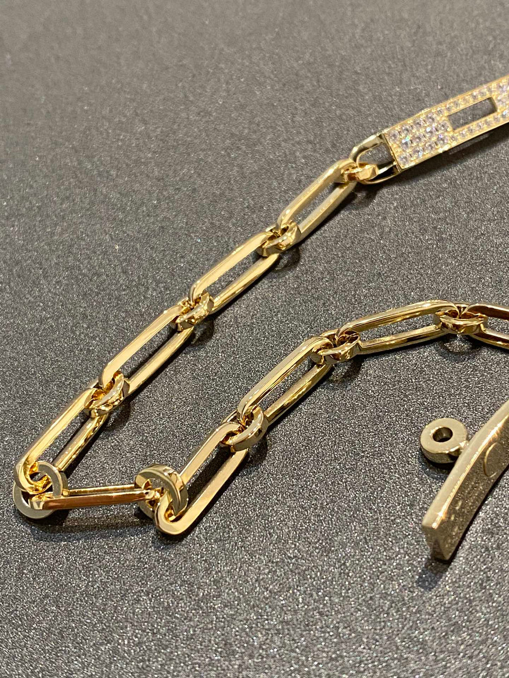 [Demi jewelry]CHAINE BRACELET SMALL MODEL DIAMOND