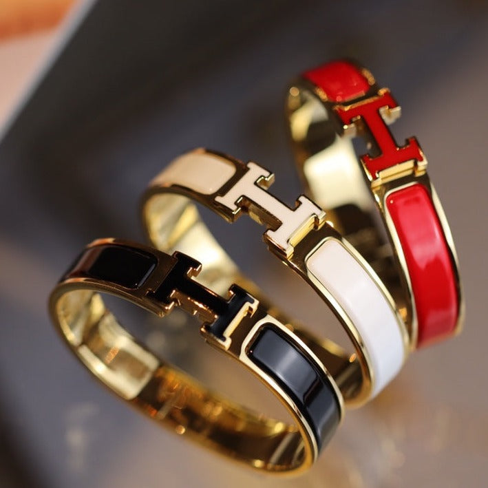 [Mystic]H BRACELET 12MM GOLD