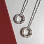 [Demi jewelry]LOVE NECKLACE ADJUSTABLE SILVER
