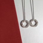 [Demi jewelry]LOVE NECKLACE ADJUSTABLE SILVER