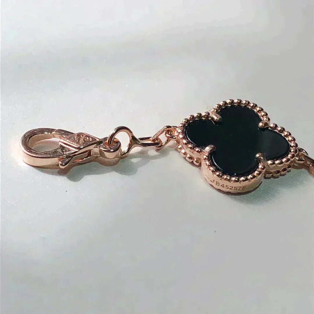 [Demi jewelry]CLOVER 5 MOTIFS MULTICOLOR BRACELET-new