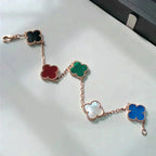 [Demi jewelry]CLOVER 5 MOTIFS MULTICOLOR BRACELET