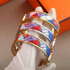 [Demi jewelry]H BRACELET DOTTED BORDER 12MM