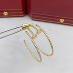 [Demi jewelry]JUSTE EARRINGS FULL DIAMONDS 1.8MM