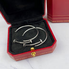 [Demi jewelry]JUSTE EARRINGS FULL DIAMONDS 1.8MM