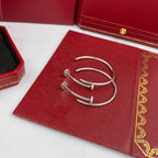 [Demi jewelry]JUSTE EARRINGS FULL DIAMONDS 1.8MM