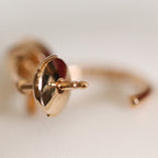 [Demi jewelry]JUSTE EARRINGS PINK GOLD