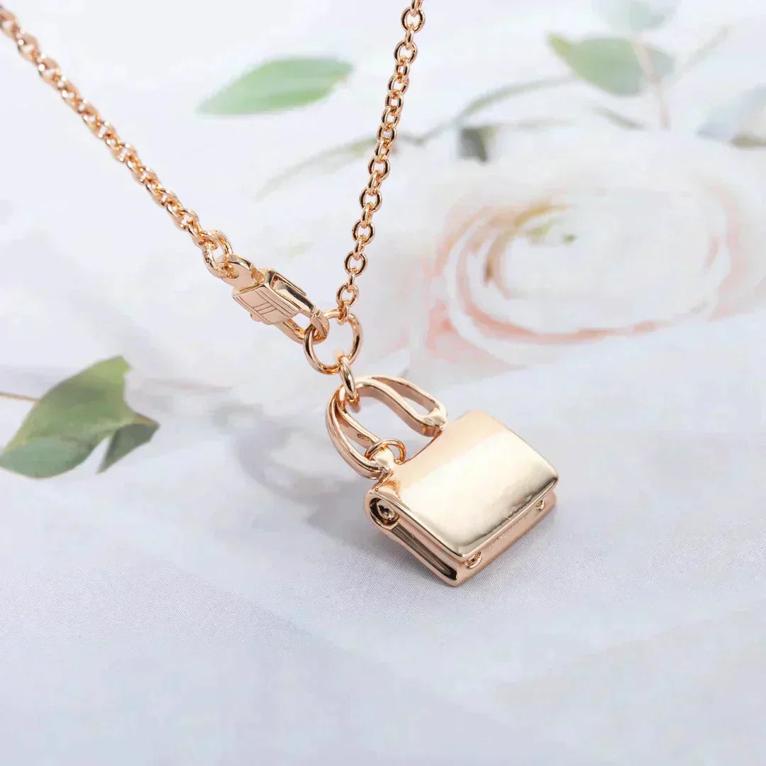 [Demi jewelry]AMULETTE PEDANT ROSE GOLD NECKLACE