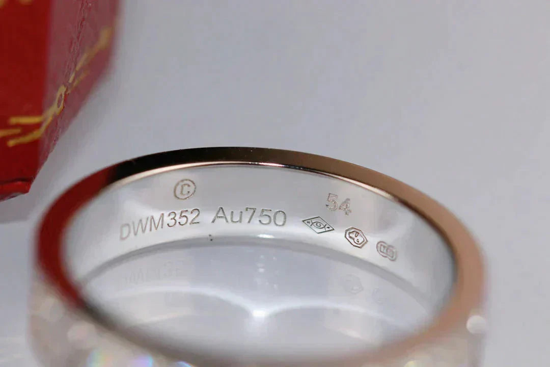 [Mystic]LOVE RING 3.6MM DIAMOND PAVED