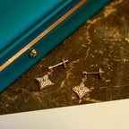 [Demi jewelry]STAR DIAMONDS EARRINGS GOLD