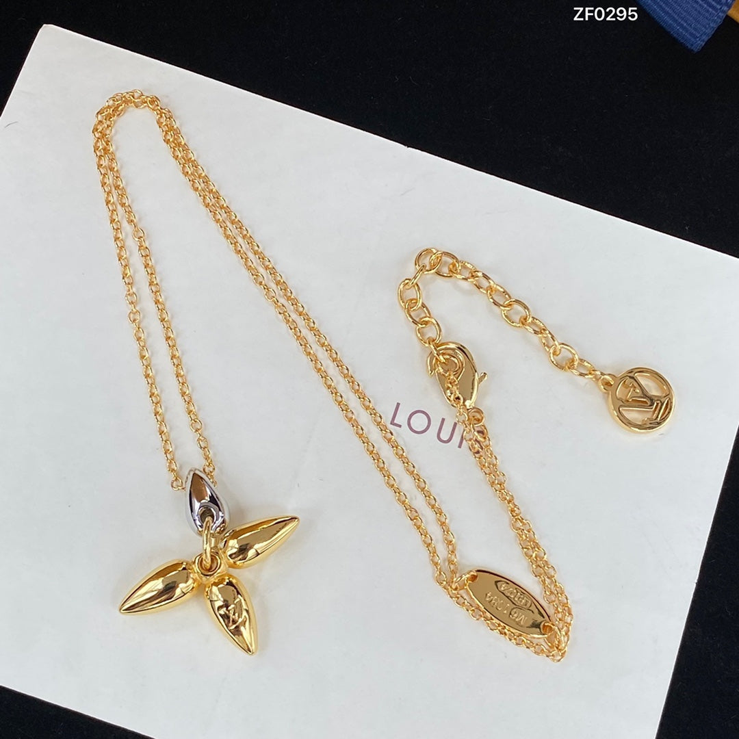 [Demi jewelry]LOUISETTE PEDANT GOLD NECKLACE