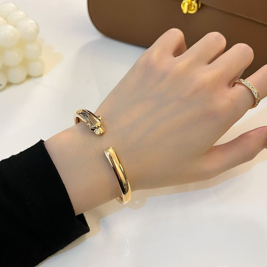 [Demi jewelry]PANTHERE GOLD OPEN BRACELET