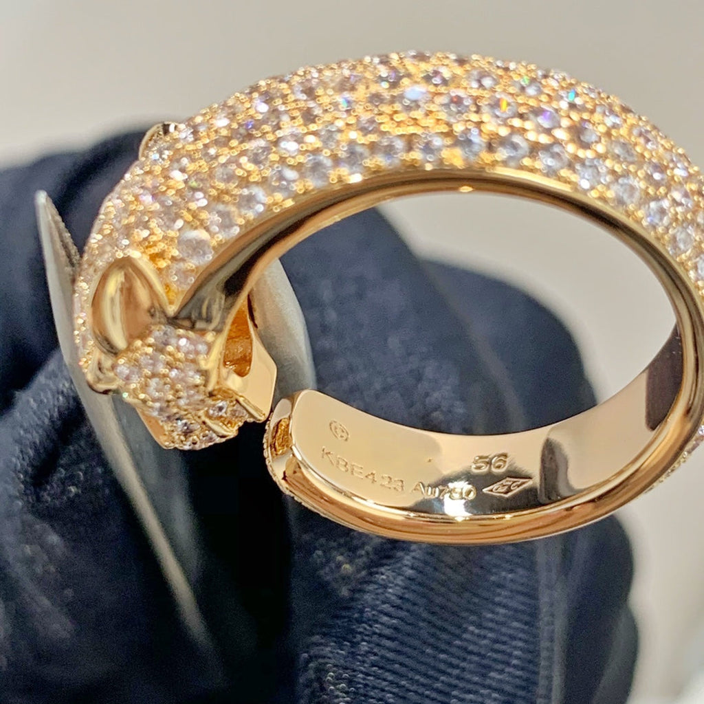 [Demi jewelry]PANTHERE PINK GOLD DIAMOND RING