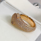 [Demi jewelry]PANTHERE PINK GOLD DIAMOND RING