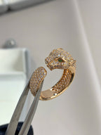 [Demi jewelry]PANTHERE PINK GOLD DIAMOND RING