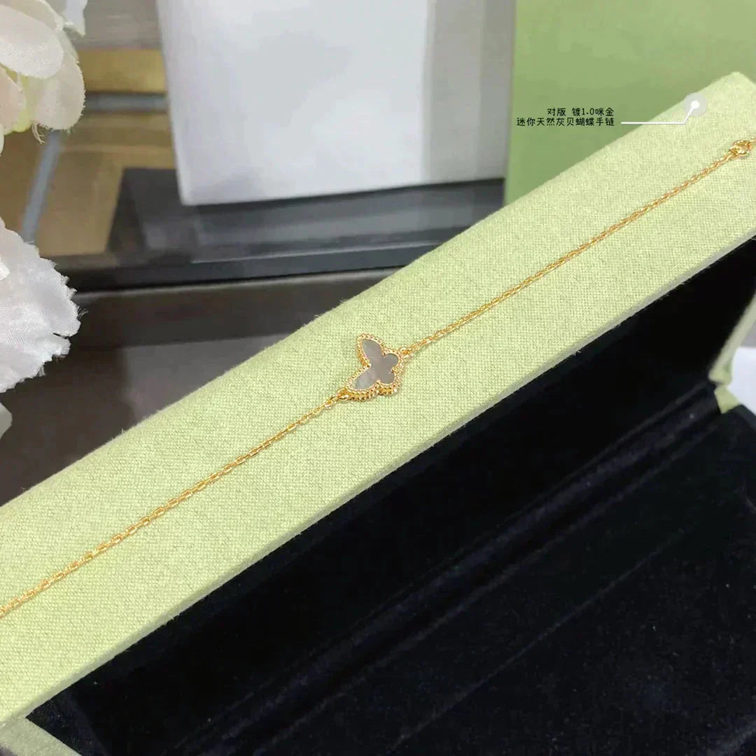 [Demi jewelry]BUTTERFLY DARK MOP BUTTERFLY BRACELET