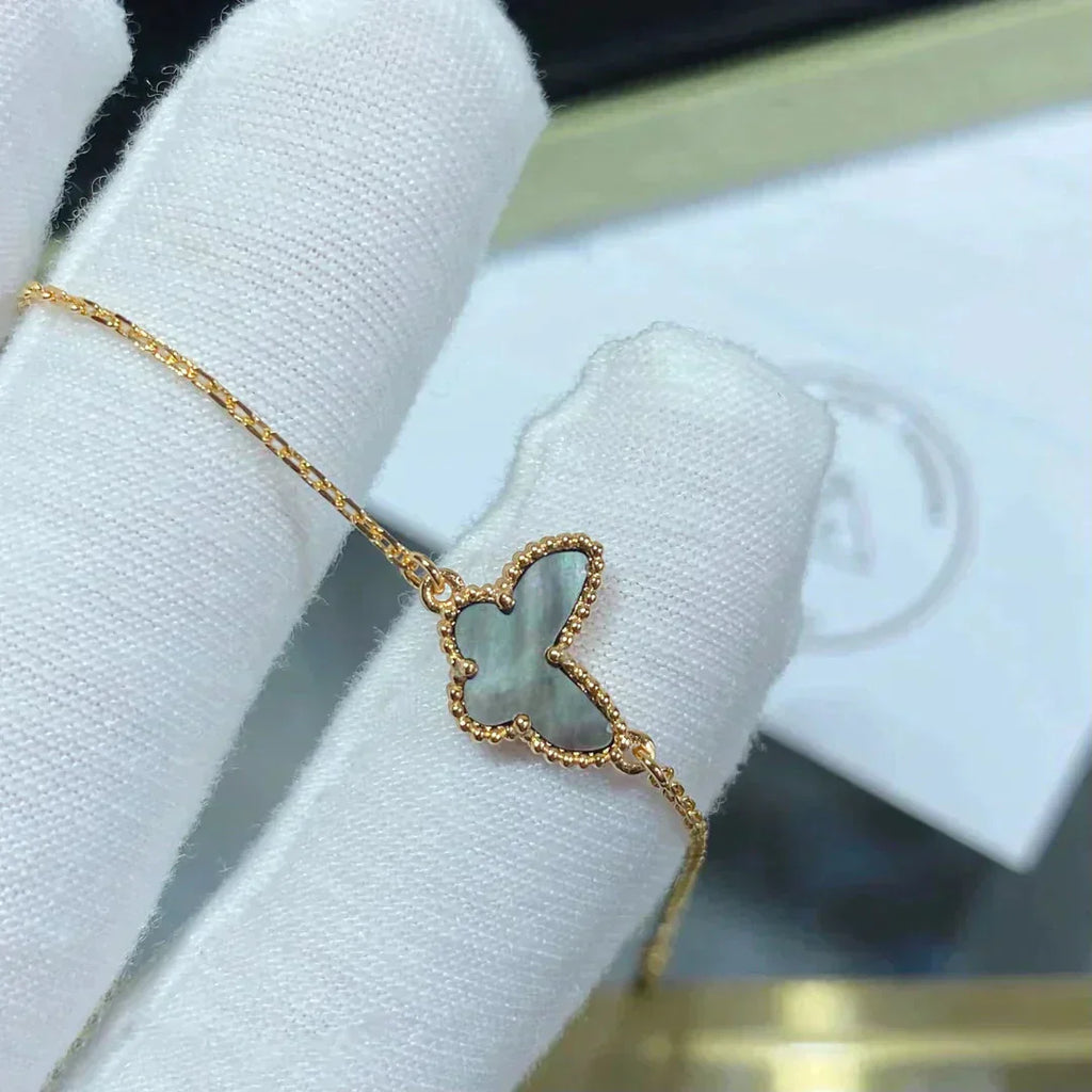 [Demi jewelry]BUTTERFLY DARK MOP BUTTERFLY BRACELET