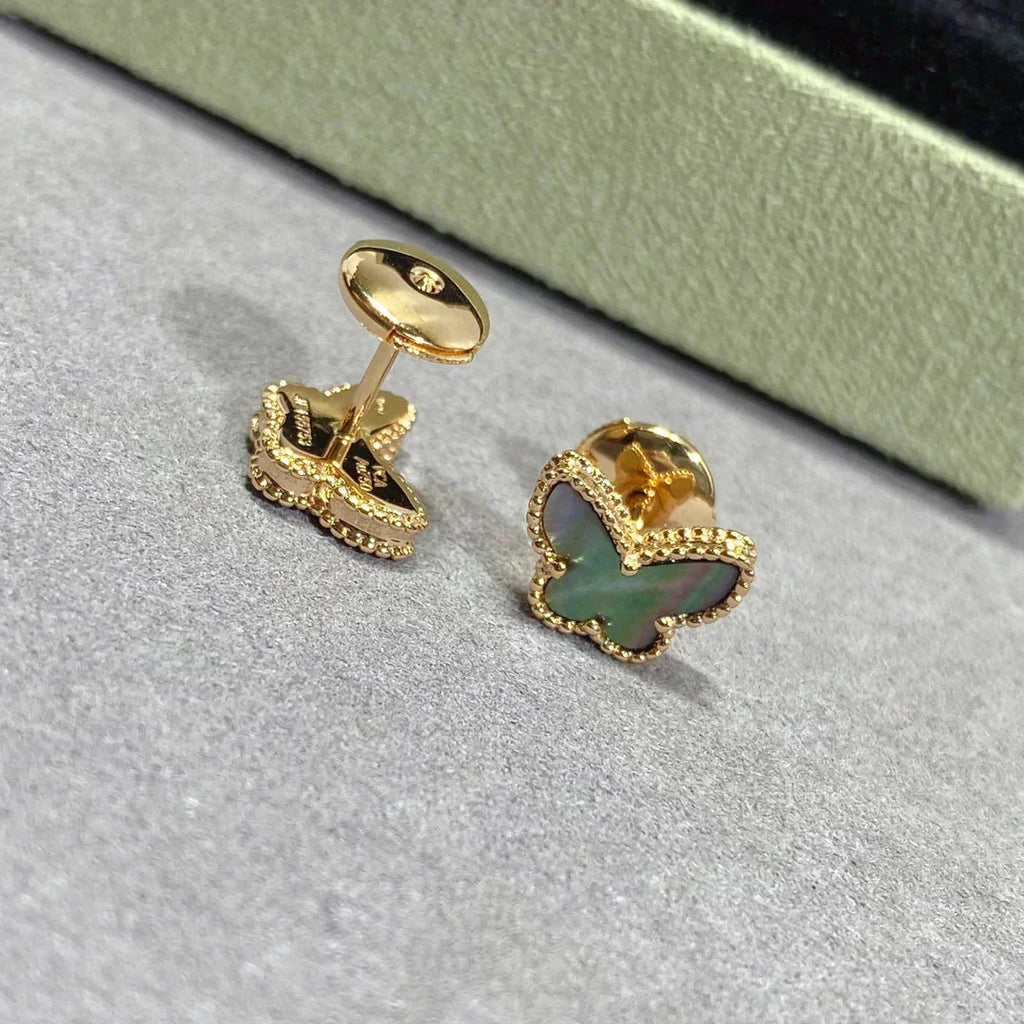 [Demi jewelry]BUTTERFLY DARK MOP  EARRINGS
