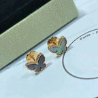 [Demi jewelry]BUTTERFLY DARK MOP  EARRINGS