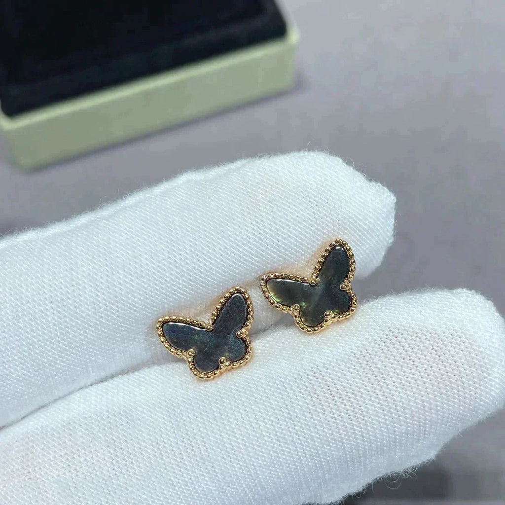 [Demi jewelry]BUTTERFLY DARK MOP  EARRINGS