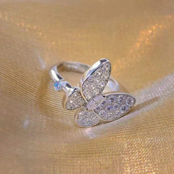 [Demi jewelry]BUTTERFLY DIAMOND RING