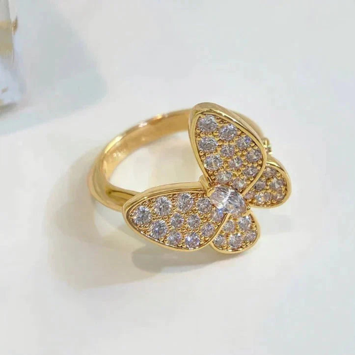 [Demi jewelry]BUTTERFLY DIAMOND RING