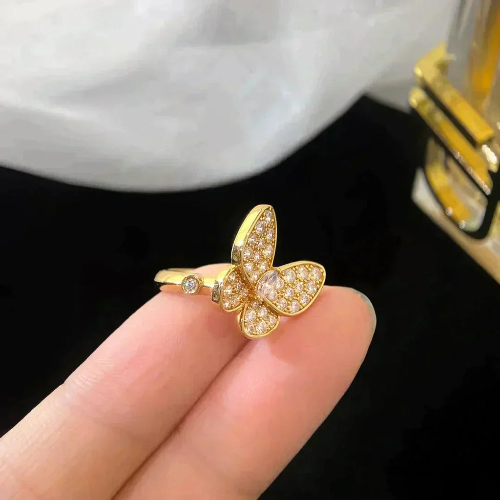 [Demi jewelry]BUTTERFLY DIAMOND RING