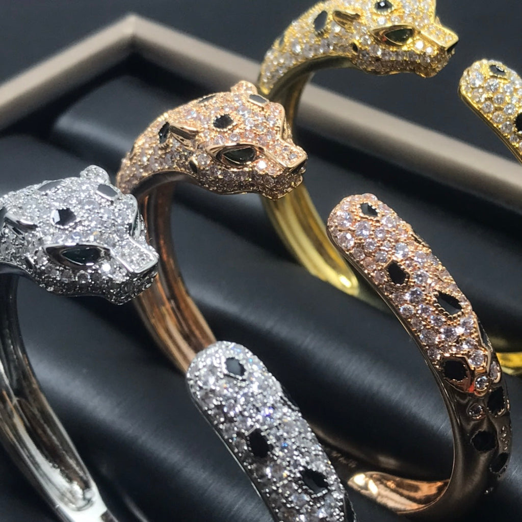 [Demi jewelry]PANTHERE BIG BRACELET DIAMONDS