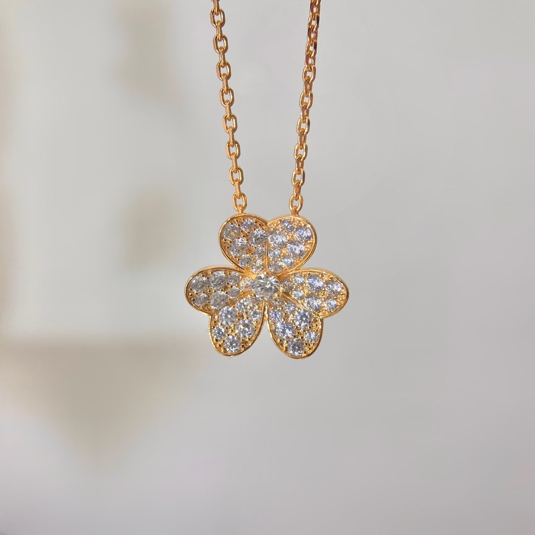 [Demi jewelry]FLOWER DIAMOND NECKLACE