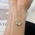 [Demi jewelry]FLOWER DIAMOND NECKLACE