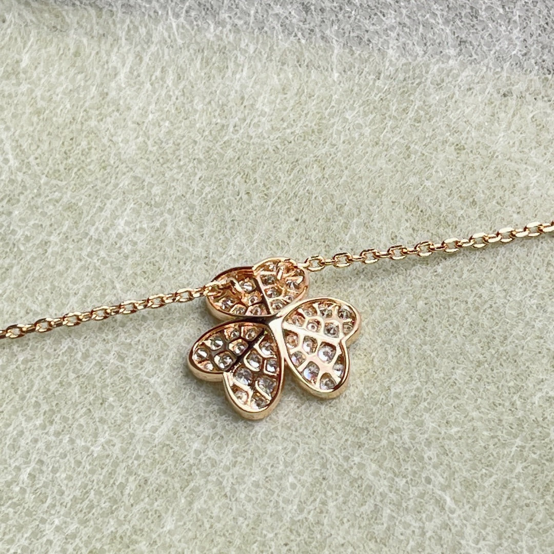 [Demi jewelry]FLOWER DIAMOND NECKLACE